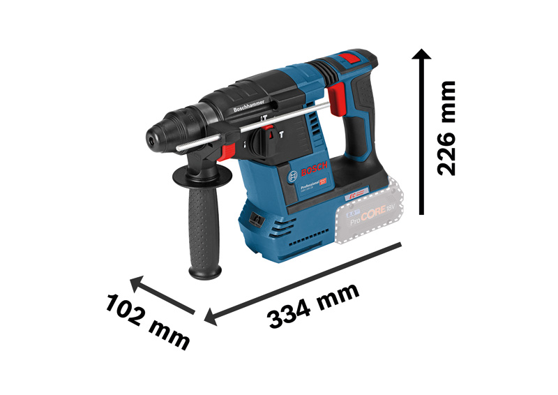 Akumulatorsko vrtalno kladivo Bosch SDS-PLUS GBH 18V-26 0611909000