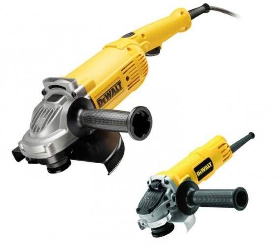 Set kotnih brusilnikov Dewalt DWE492DUO2