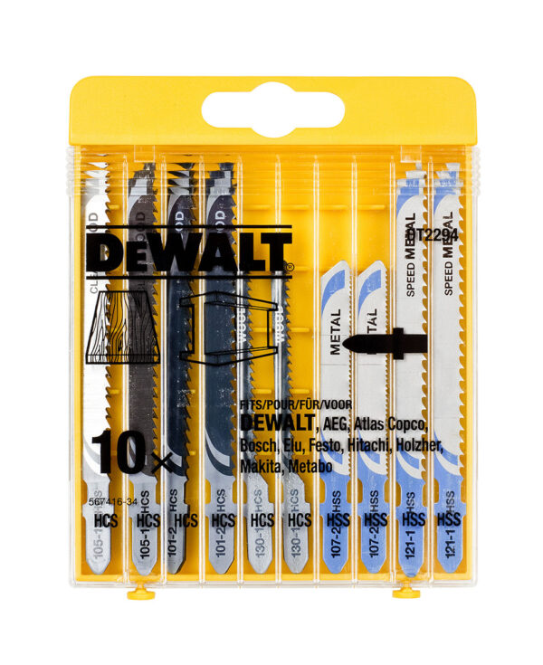 Garnitura listov za vbodno žago Dewalt DT2294