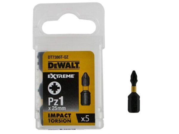 Vijačni nastavek PZ1/25 Dewalt za udarne vijačnike IR TORSION DT7386T