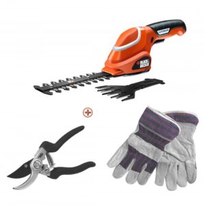 Akumulatorske škarje za travo Black+Decker GSL700KIT