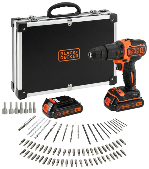 Akumulatorski vrtalnik Black & Decker BDCHD18BAFC