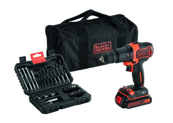 Akumulatorski udarni vrtalnik Black & Decker BDCHD18S32