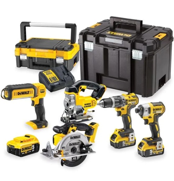 5-delni set orodja Dewalt DCK551P3T