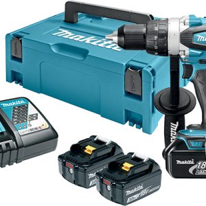 Akumulatorski vrtalnik Makita DDF458RF3J