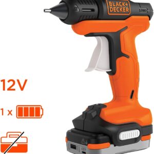 Akumulatorska pištola za lepilo Black & Decker BDCGG12S1