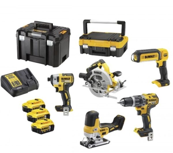 5-delni set orodja Dewalt DCK500P3T