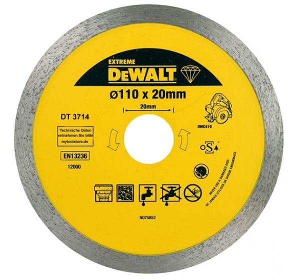 Rezalka diamantna za keramiko Dewalt DT3714