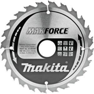 TCT MAKForce žagin list 165 mm (40 zob) Makita B-08436