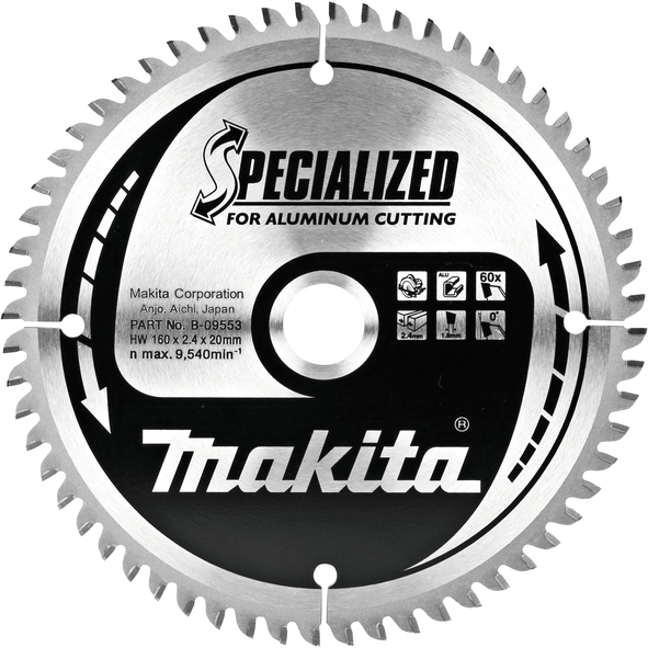 TCT Specialized žagin list - 150 mm, 52 zob Makita B-47020