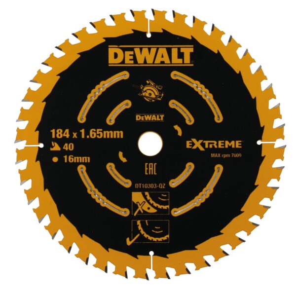 Rezilo za potezno žago Extreme 184X16X40T Dewalt DT10303