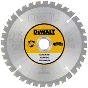 Žagin list za kovino Dewalt 165mmx20mm 36 ZOB DT1911