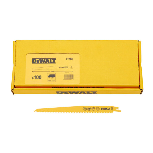 List lisičji rep 228 mm BI-METAL 100 kom Dewalt DT2320