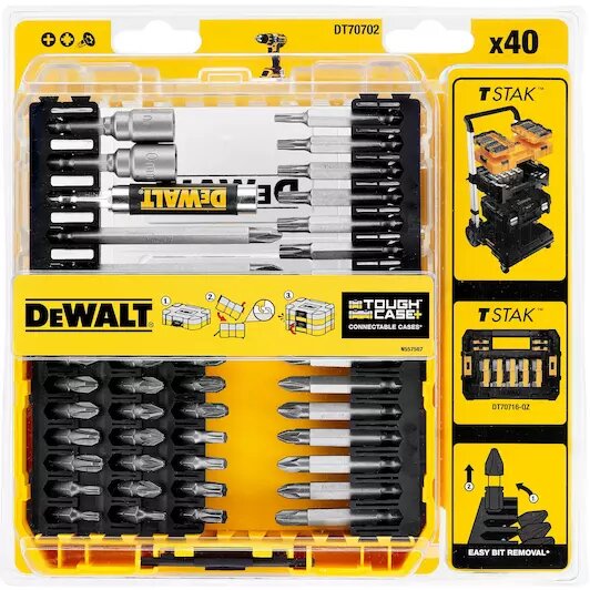 40-Delni Set za vijačenje Dewalt DT70702
