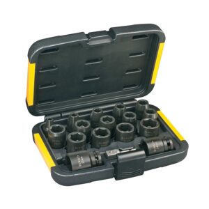 SET NAT.KLJ.UDAR.VIJ.6-27MM +ADAP.1/4"NA1/2" 17KOS Dewalt DT7506