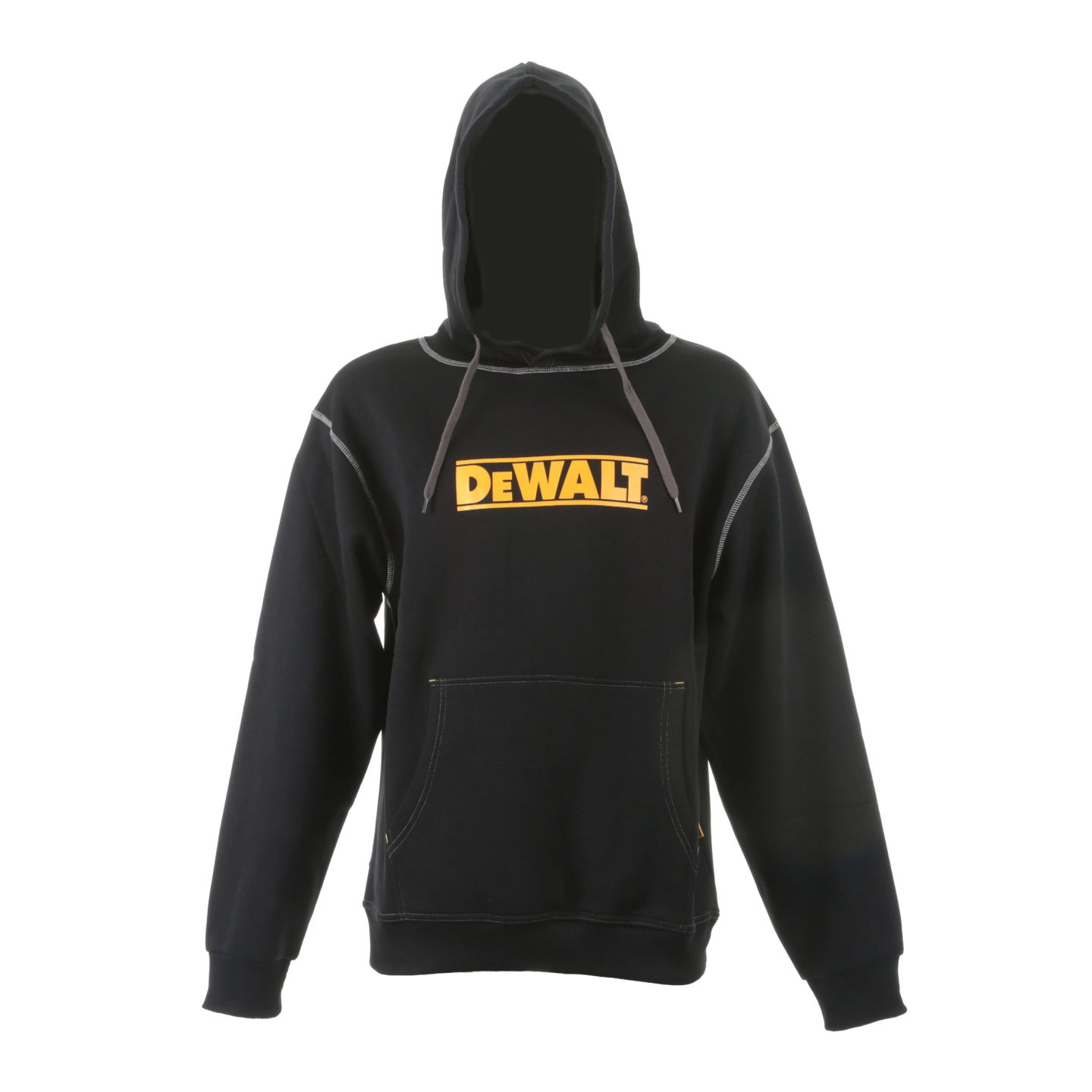 MOŠKI PULOVER S KAPUCO ČRNI L Dewalt DWC47-001-L