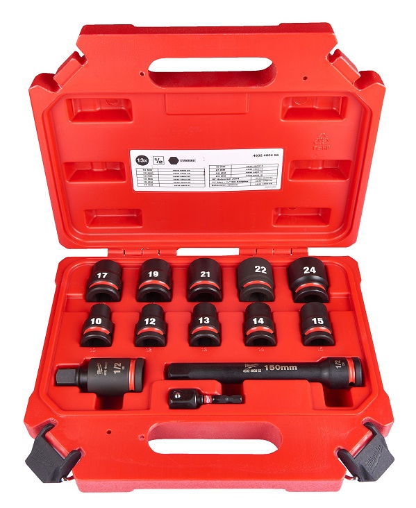 13-delni set nasadnih ključev Milwaukee 4932480456