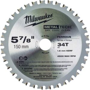 List krožne žage za kovino Milwaukee 48404080