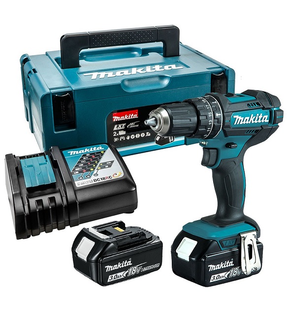 Akumulatorski udarni vrtalnik Makita DHP482RFJ