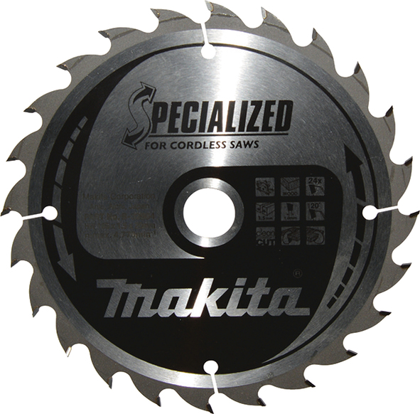 TCT Specialized žagin list za les 165 mm (40 zob) Makita B-32954