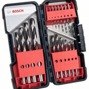 18 delni komplet spiralnih svedrov Bosch HSS PointTeq Toughbox 2608577350