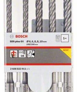 Udarni svedri SDS plus-5X SET 6/6/8/8/10mm Bosch 2608833911