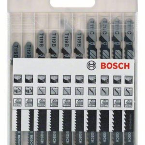 Set vbodnih žaginih listov za les 1/10 Bosch 2607010629