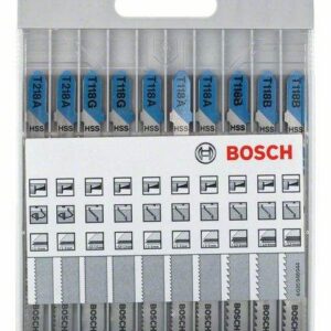 Set vbodnih žaginih listov za les 1/10 Bosch 2607010631
