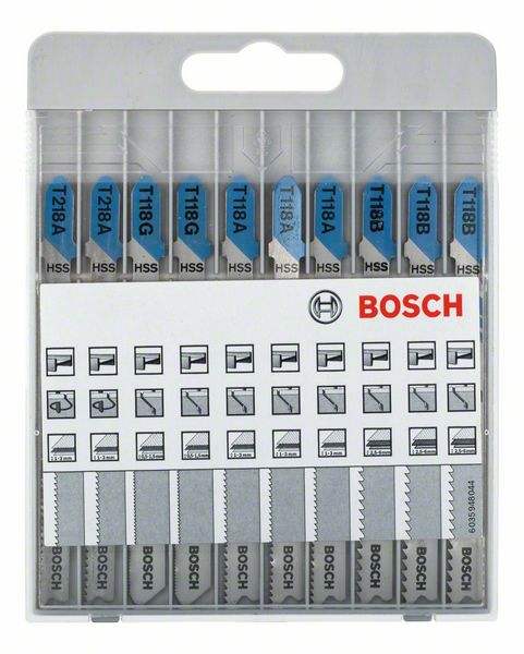 Set vbodnih žaginih listov za les 1/10 Bosch 2607010631