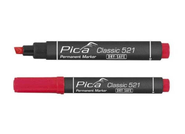 Marker dry safe rdeči Pica 521/40