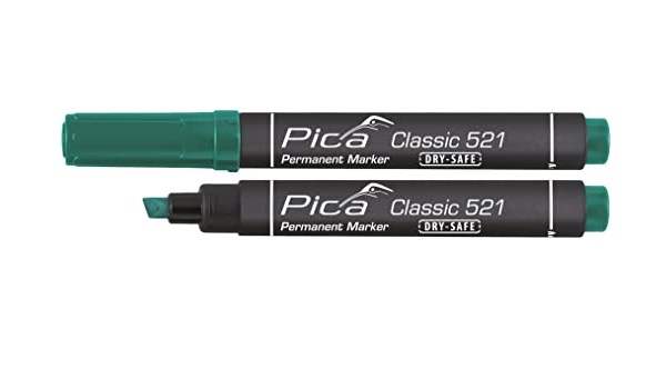 Marker dry safe zeleni Pica 521/36