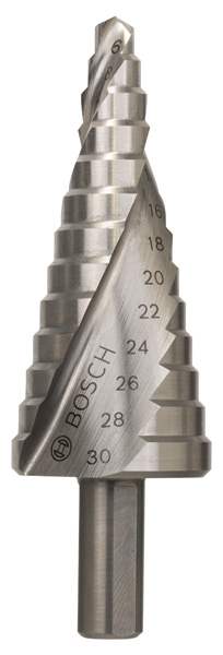 Stopničasti sveder HSS; 13 st.; 6-30mm Bosch 2608597520