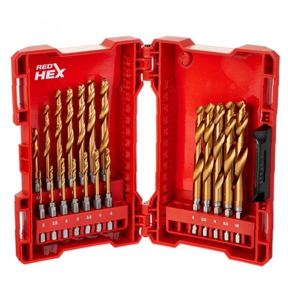 19-delni set svedrov Titanium Milwaukee 48894760