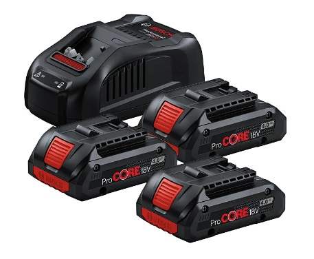 Set 3x 4.0 Ah ProCORE + polnilnik GAL 1880 Bosch 0615990N2G