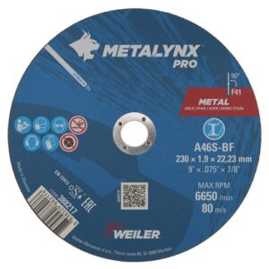 Rezalka za jeklo Weiler 230x1,9x22 388217