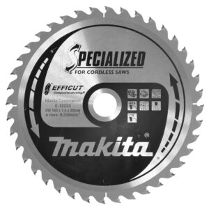 TCT Efficut žagin list za lesne kompozite 165 mm (40 zob) Makita 165x20x40 E-12223