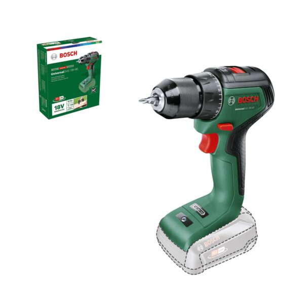 Akumulatorski vrtalni vijačnik Bosch UniversalDrill 18V-60 06039D7000