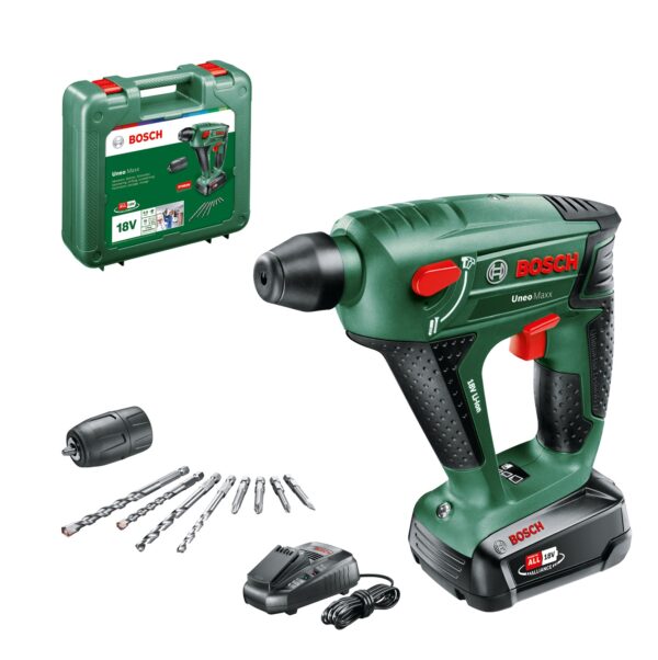 Akumulatorsko vrtalno kladivo Bosch Uneo Maxx 060395230F