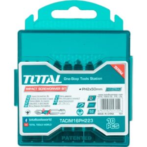 10-delni set udarnih nastavkov za izvijač 50mm/ INDUSTRIAL (TACIM16PH223) Total Tools