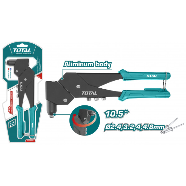 Klešče za kovičenje 360° 4-IN-1, 10,5 / INDUSTRIAL (THT32106) Total Tools