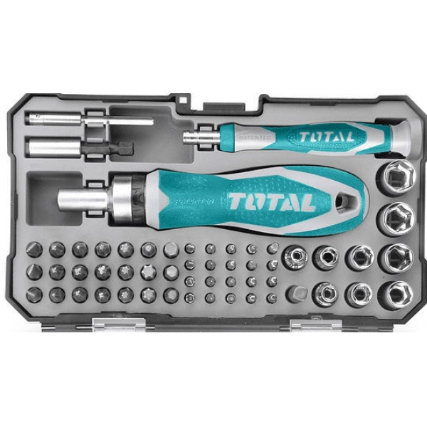 55-delni set komplet izvijačev (TACSD30556) Total Tools