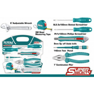 7-delni set ročnih orodij (THKTHP90076) Total Tools