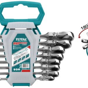 8-delni set ključev 586, 8/10/12/13/14/15/17/19/1,1kg/ INDUSTRIAL (THT102RK586) Total Tools