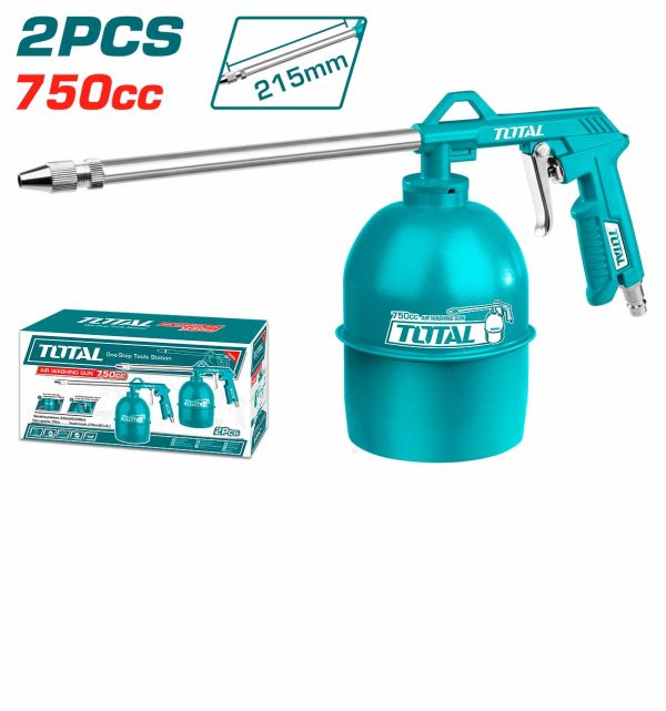 Pištola za pihanje zraka za kompresor, 4Bar/215mm/0,75L (TAT20751) Total Tools