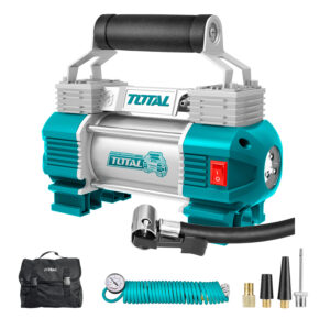 Avtomobilski zračni kompresor 8 Bar s pretokom zraka 35-40L/min, 9atm/ INDUSTRIAL (TTAC2506) Total Tools