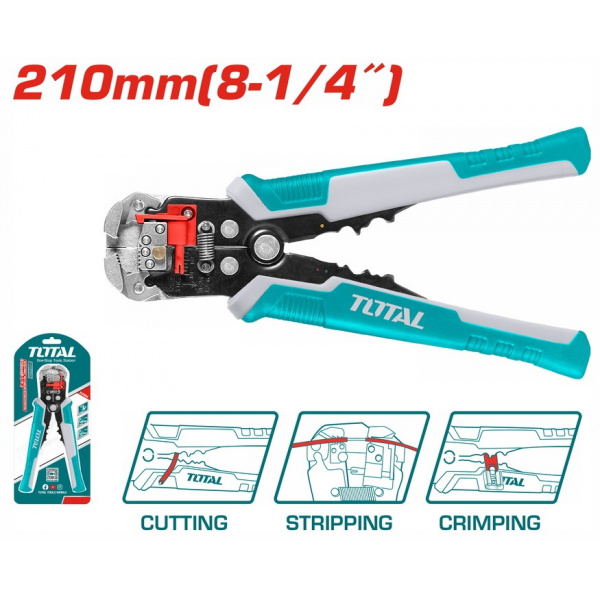 Avtomatski odstranjevalec žice 210mm / INDUSTRIAL (THT15246) Total Tools