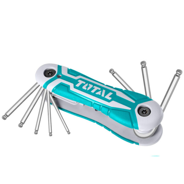 8-delni set imbus ključev s kroglično konico (THT1061836) Total Tools