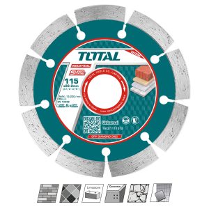 Diamantna rezalna plošča 115mm / INDUSTRIAL (TAC21111512) Total Tools
