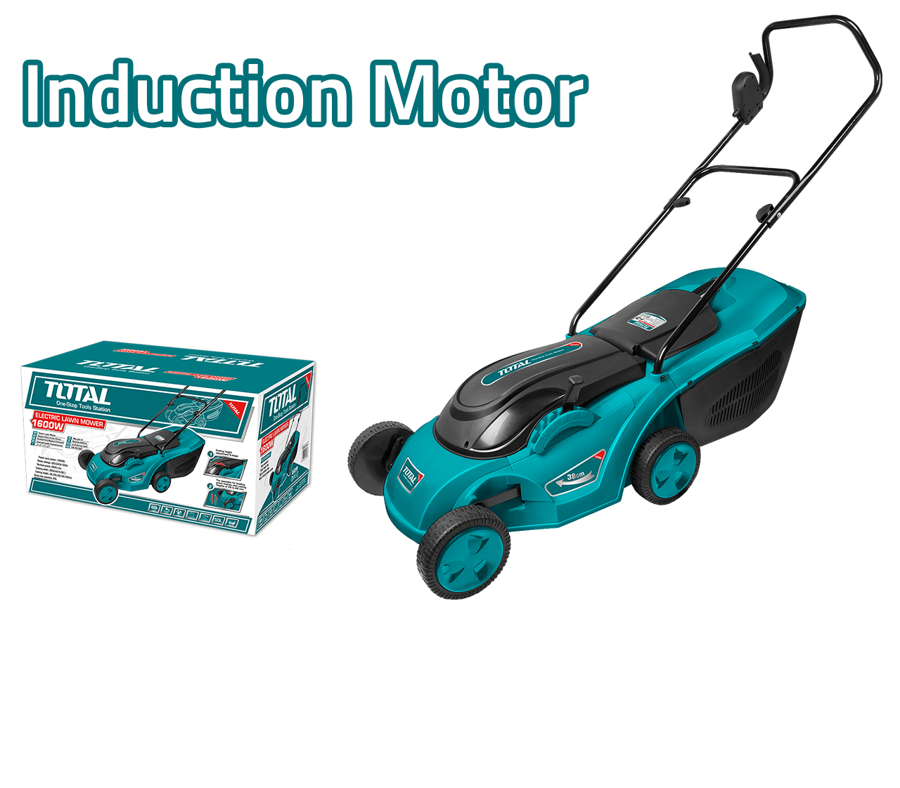 Električna kosilnica 1600W, 2800rpm/ INDUSTRIAL (TGT616151) Total Tools