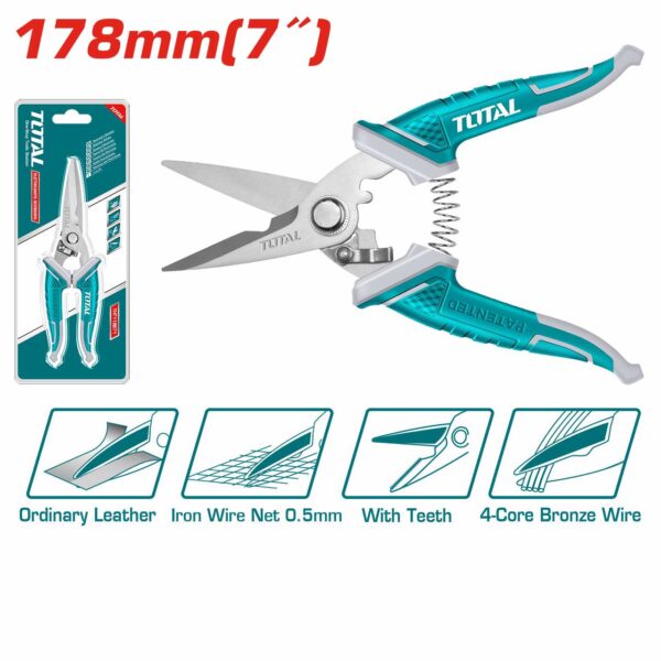 Škarje 178mm (THT117871) Total Tools